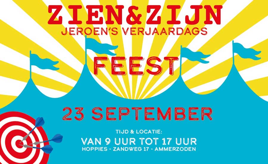 Jeroen's Verjaardagsfeest: zaterdag, 23 September